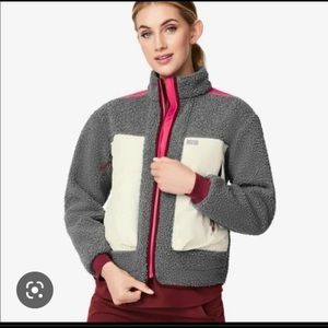 Figs Selwyn Sherpa jacket